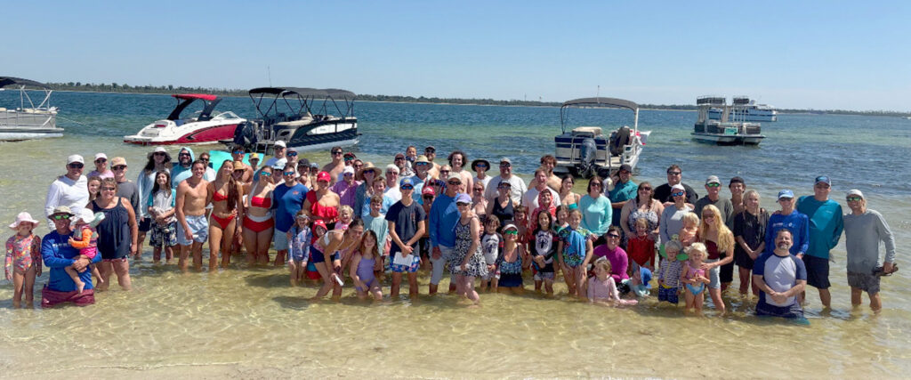 Holy Nativity group at Shell Island, Florida