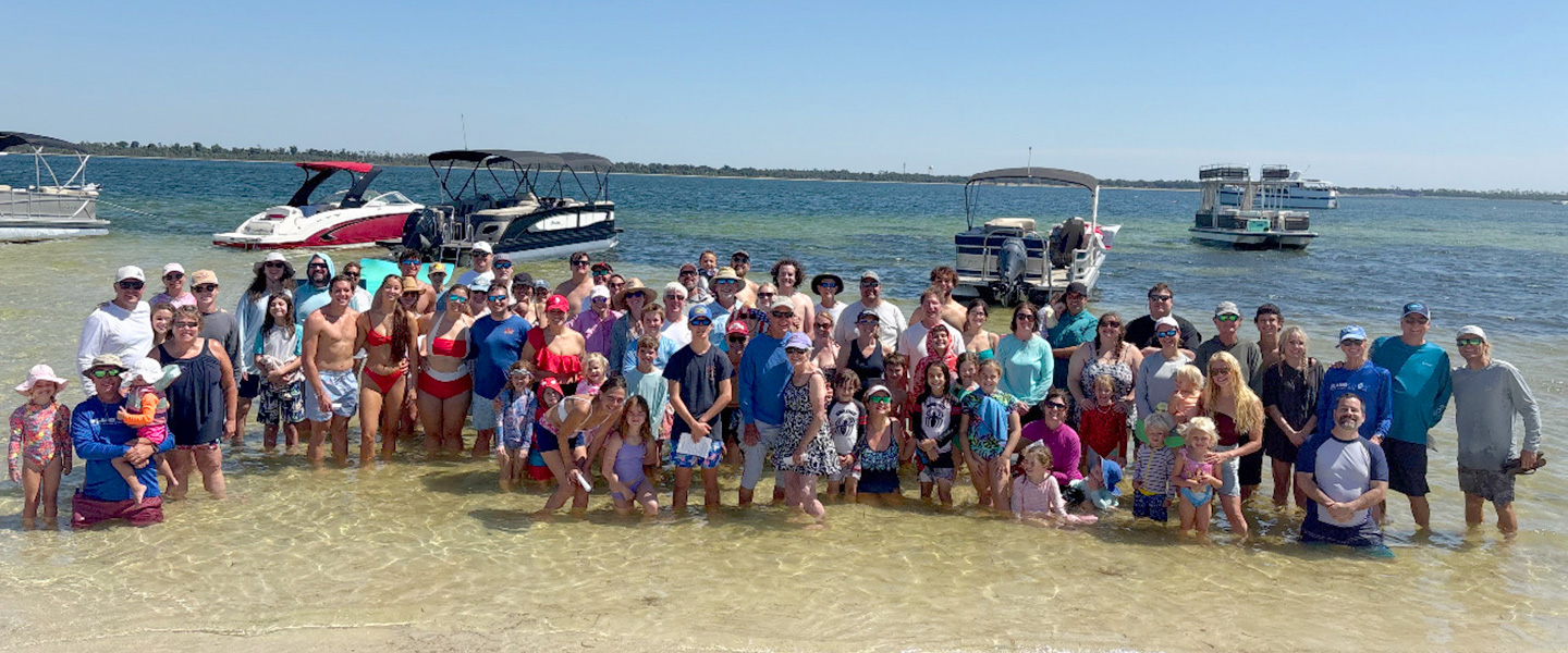 Holy Nativity group at Shell Island, Florida
