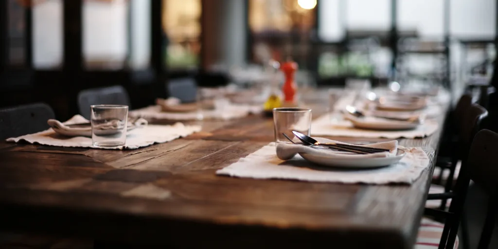 restaurant table